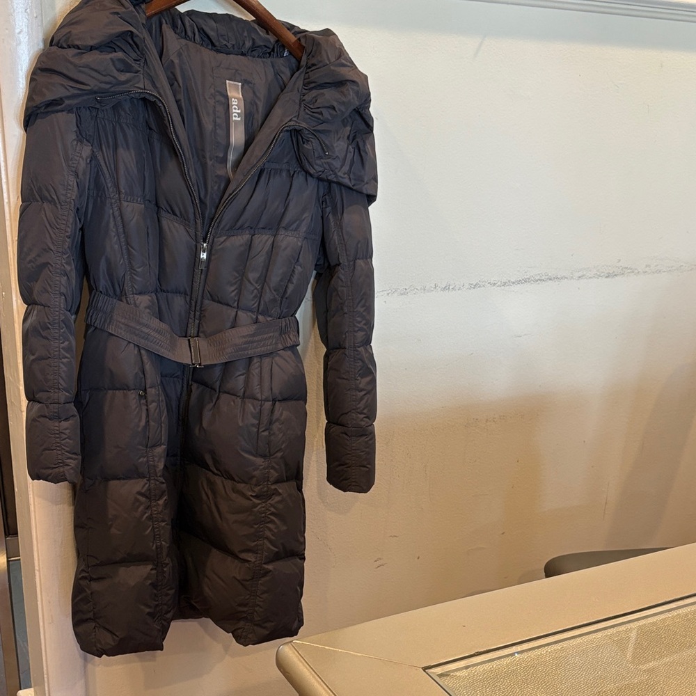 Dark Gray Puffer Coat